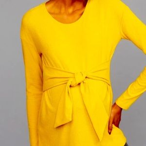 Pea in the Pod Crepe Tie Long Sleeve - size XS